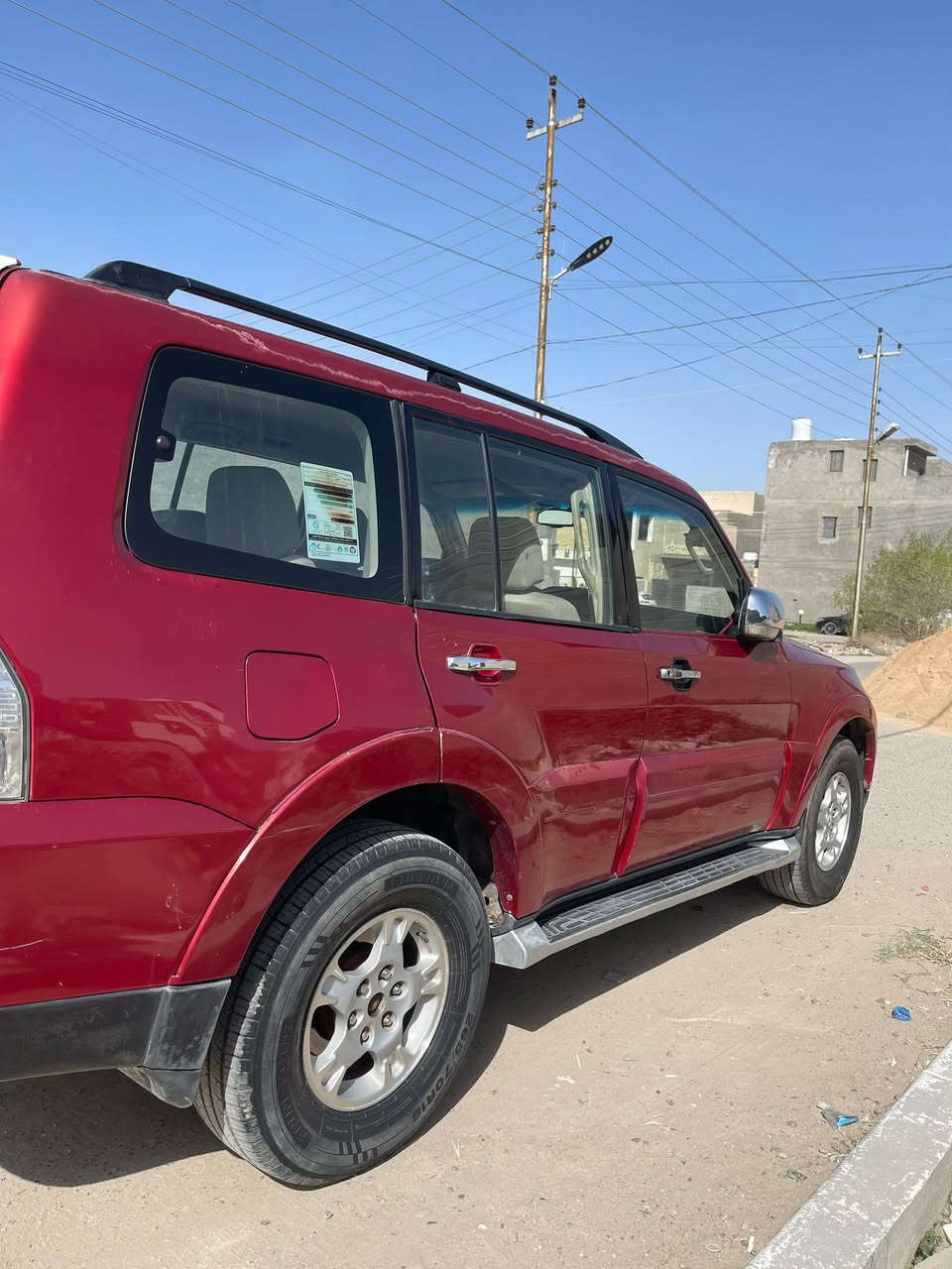 السلام عليكم باجيرو 2008 للبيع السيارة جاهزة
مكينة 3000
بيها صبغ باب وجاملغ عكس السايق الخلفي والبنيد صبغ 
مكان السيارة الدورة البعيثة السعر 105 
***********
