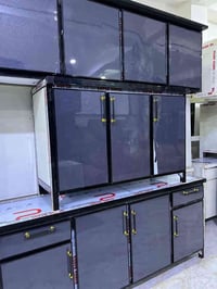 كاونتر المنيوم • مترين طابقين • سنك مرمر