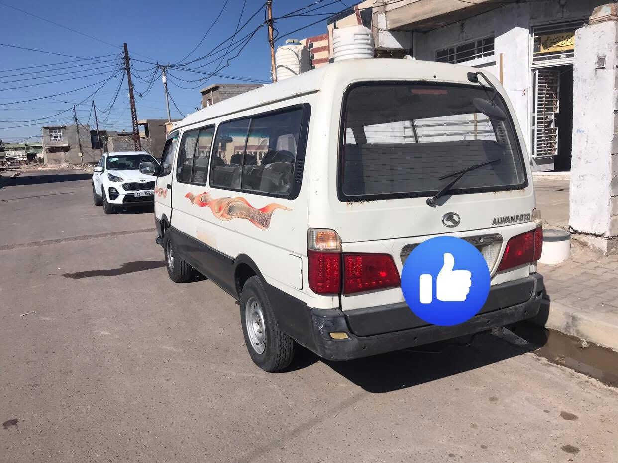 سلام عليكم سيارة فوتون موديل15سياره حره مطلوبه غرامات ابيعلك موصليه سياره مكفوله كفاله كير محرك خير من الله تخم تاير جديد صدر جيديد سياره مال جناي  السعر 40وبيه مجال ***********
