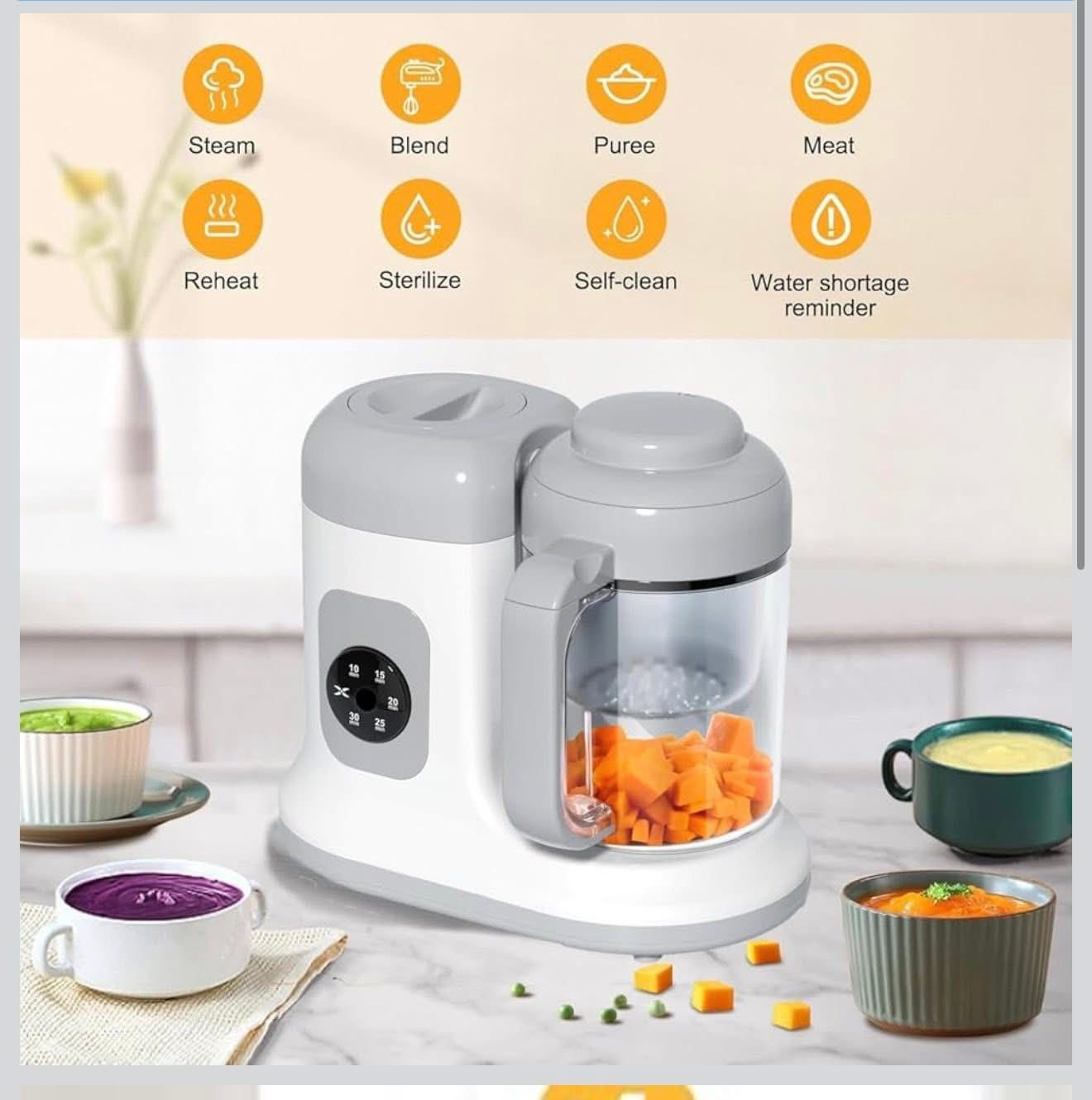 متوفر من امازون 💐

جهاز تحضير طعام الأطفال - 
تحكم بزر واحد بالتدوير والضغط، 
طعام أطفال جاهز في دقائق، معالج طعام، جهاز بخار، خلاط، طهي وتقليب تلقائي، 
طعام صحي منزلي الصنع للرضع والأطفال الصغار،

جديدة👍
السعر ٥٠ الف💐


**إذا كنت صاحب هذا الإعلان وتريد حذفه لأي سبب، رجاءا أرسل رسالة إلى الدعم الفني**