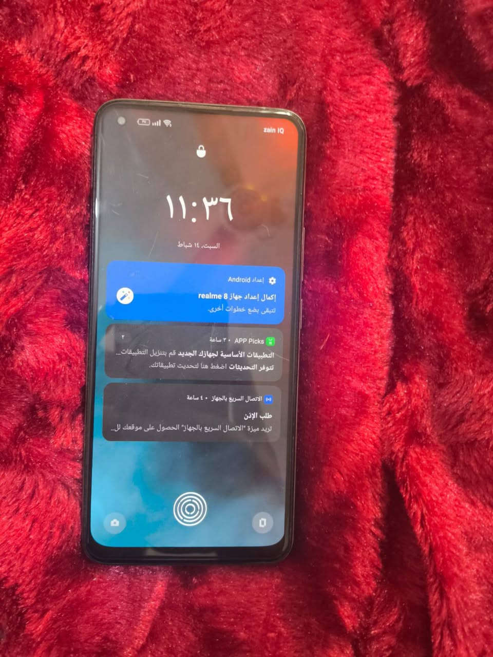 السلام عليكم جهاز ريلمي 8 ذاكره 128 عشوائية 8+8 ببجي 60 فريم جهاز كلش حلو وقوي الله يشد سعر 160 وبي مجال  مكاني فريحه قرب جامعه رقم ***********
