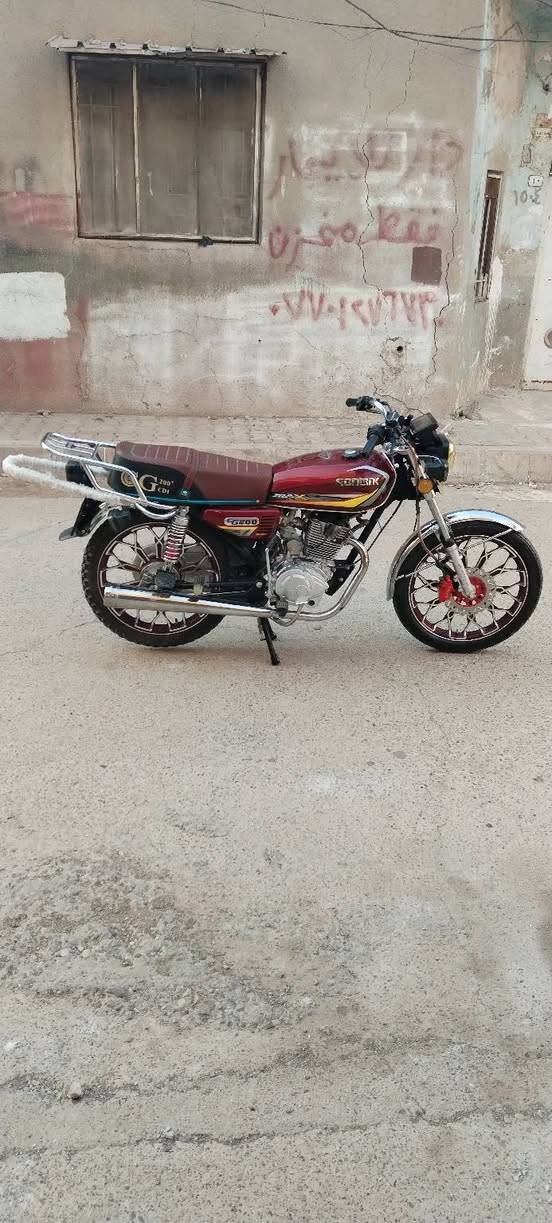 السلام عليكم ماطور سونك 2024 محرك 200 ماطور فول نضافه محرك شرط كهربائيات كله شقال سعره 650 وبيه مجال شراي تعال خاص وتدلل مكاني كركوك ***********
