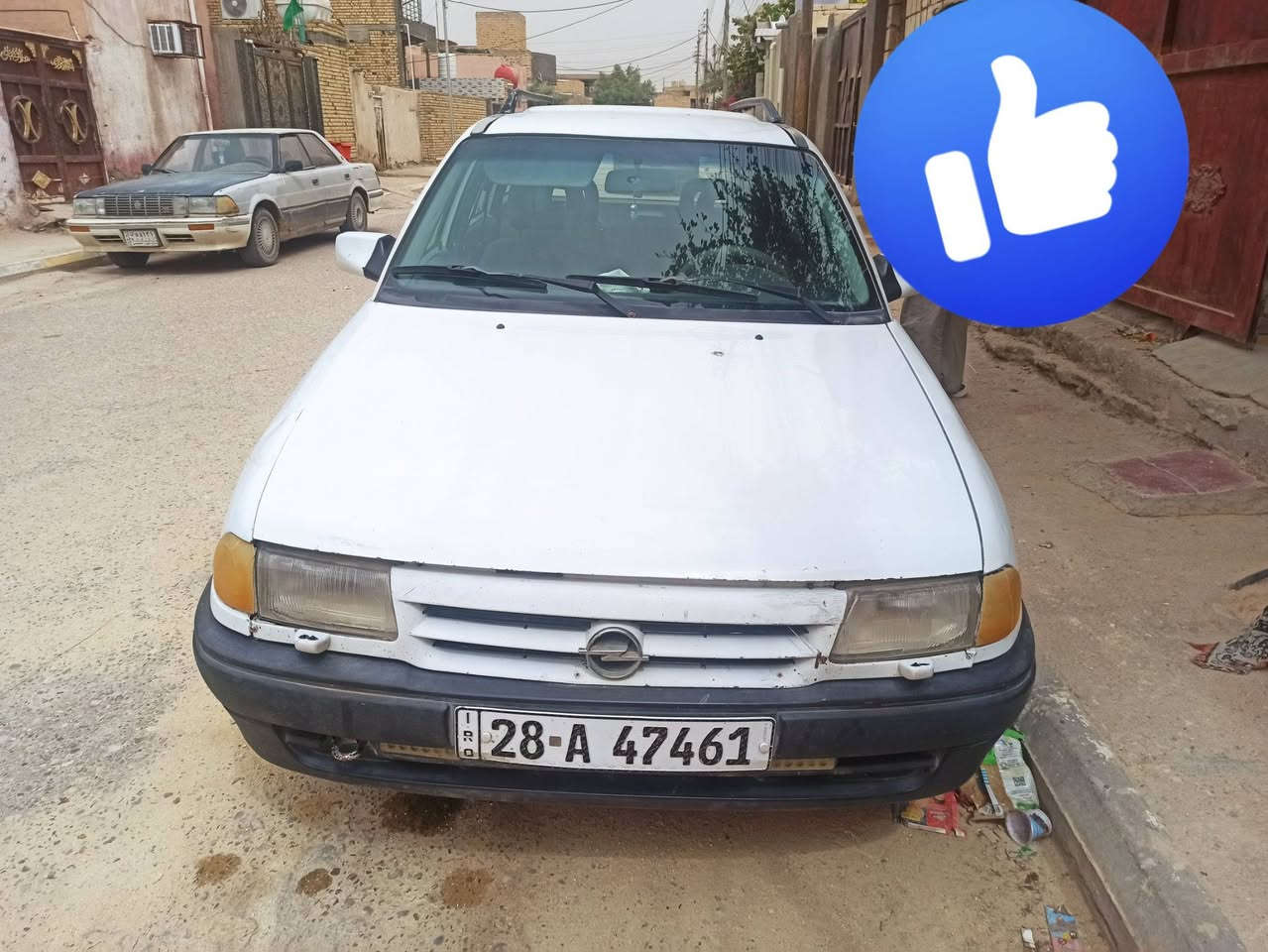 سلام عليكم
للبيع او مراوس 
اوبل استر 
محور كير ومكينة كورلا نضيفات 
موديل 94
كهربائيات شغالة 
السيارة بسمي سنوية مجددة ل 27
ارقام نگليزي 
السعر 30 وبيه مجال 
للاتصال ***********
مكاني ناصرية
