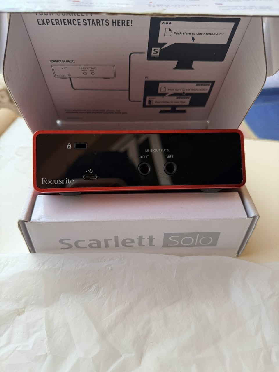 Focusrite Scarlett Solo 3th
جديد ع كد الفتح
***********
فقط الشراي يراسل المو شراي بلوك
