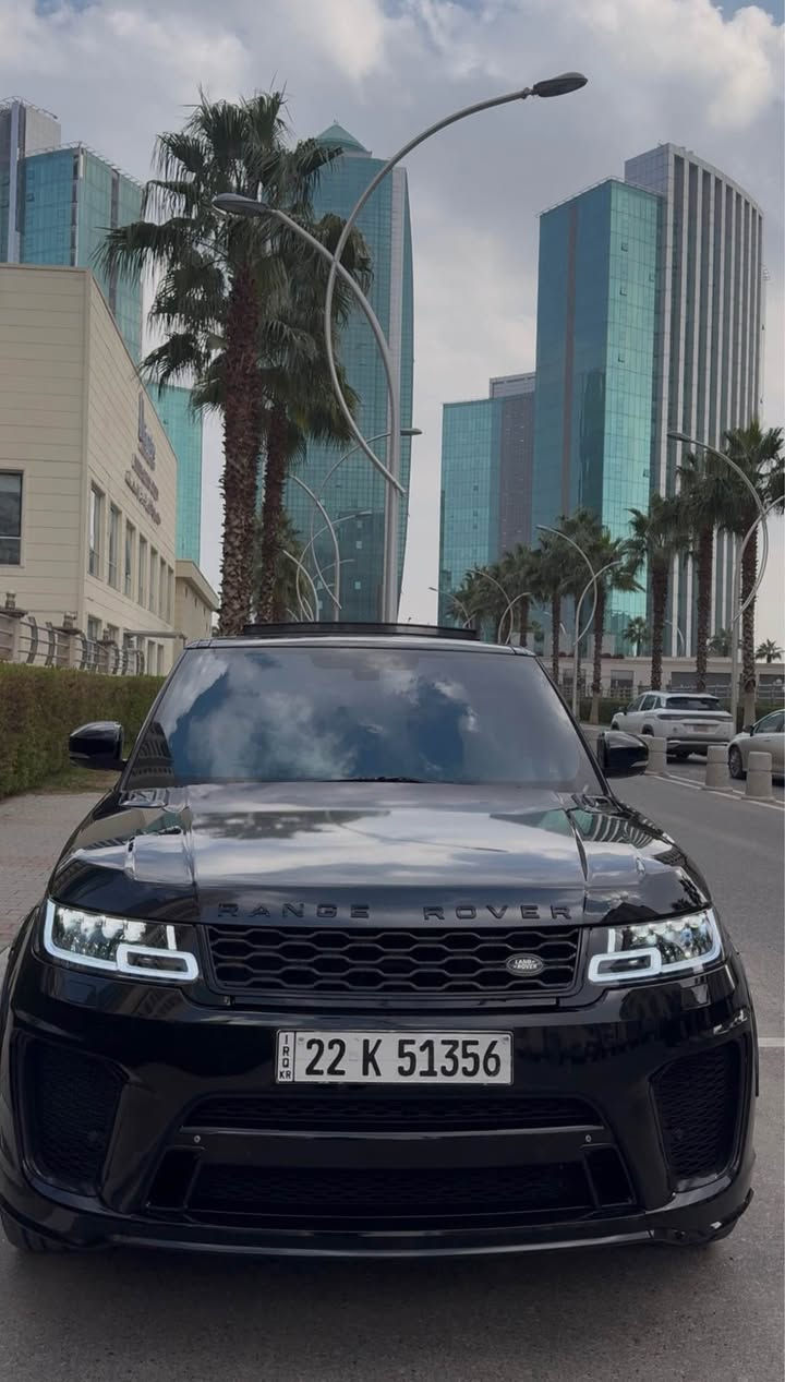Range rover sport autobiography dynamic 
5.0L V8 supercharged 
وكاله شريكه سردار مكفول كفاله عامه
سەیارەکە ٢٠١٤ یە کامل دەرێ و ژۆرێی کرایتە ٢٠٢٢ SVR
كلين تايتله بەبێ صبوغ بەبێ تەعدیلە
سعر : ٢٧٨$ 
***********
————————
سيارة ٢٠١٤ تغيير ٢٠٢٢ svr داخل و خارج
بدون صبغ و تعديل 
سعر : ٢٧٨$ أربيل, العراق
