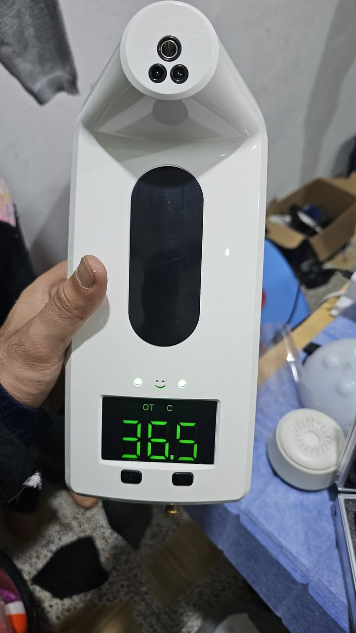 قياس درجة الحراره و صابون سائل الكتروني
موجود توصيل كافة المحافظات  ***********
