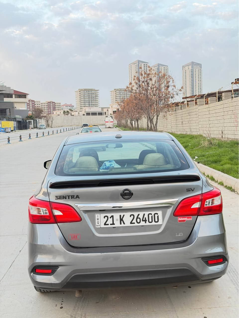 نيسان سێنترا مودێل 2017Sv
دوو پارچە بۆیاغە( بۆنیت و چاملغ)
75 هەزار رۆشتوە
گێر و مەکینەی بەشەرتە
رەقەم و سەنەوی تازەیە
نرخ:100 و مەجال
***********
واتسئاب مووجوود السليمانية, العراق
