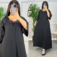 دشداشه كشمير • اسود • مقاسات L-3XL