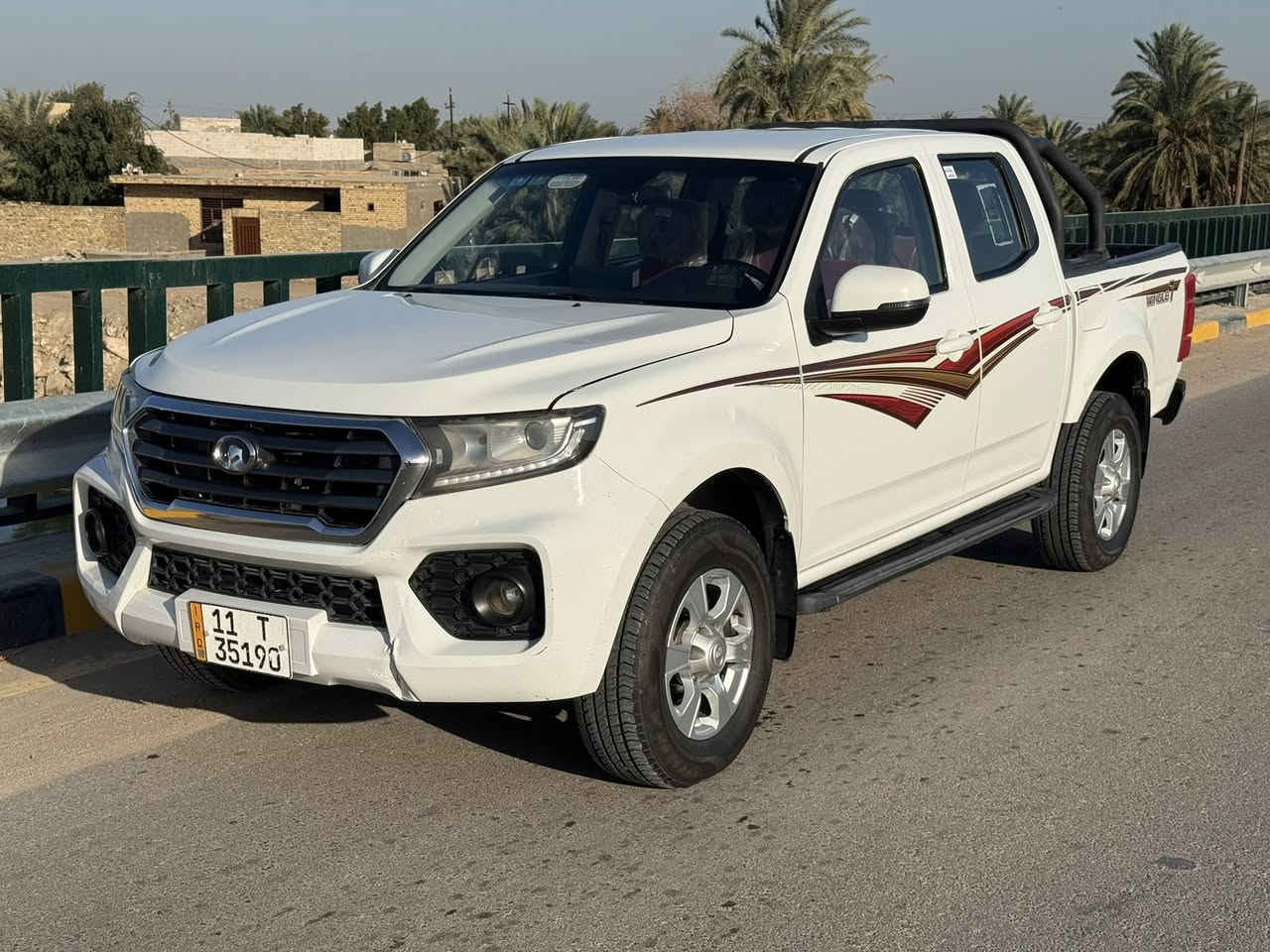 السلام عليكم 

للبيع كريت ويل ونكل7 بانزين موديل ٢١
السيارة رقم بغداد تحويل ثاني يوم
*محرك ٢٤٠٠
*فور ويل دبل خفيف دبل ثقيل 
*شاشه لمس
*كأمره خليفه 
*لد نهاري 
*تحكمات ستيرن مثبت سرعه رد على المكالمات 
*أشاره بالمري
*حساسات خلفية 
*مانع انزلاق 
وهواي بعد بيها موصفات
رقم إنكليزي بغداد بسمي
السياره كفاله عدا البارد شي كلش قليل
السياره استخدم شخصي بدون حموله
مكان السياره نجف مشخاب 
سونار السياره موجود يريده يراسلني وتساب
السعر(١٢٨)قابل للتفاوض 
رقم الهاتف(***********) للستفار متواجد واتساب
