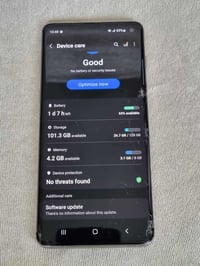 جالاكسي S10+ • هارد ١ تيرا • شاشة مكسورة
