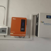 كركوك الحويجة الرياض • ٧ ألواح لونجي ٦١٥w • بطارية ٨kWh