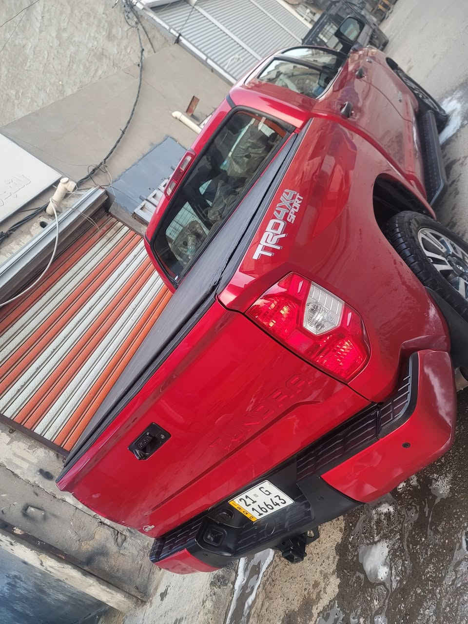 السلام عليكم من رخصة الادمن
تيوتا تاندر  2019 رقم سليمانيه 

بيع او  مراوس

  محرك 5700 جديده

دفع  رباعي 

اسلايد روف 

حساسات خلفي امامي 

رادار سياقه ذاتيه

تحكمات استيرين 

 ويل كب حجم 20

باب طويل بدي قصير 

 تدفئه كشنات 

عداد  140 كيلو متر  حقيقي قابله للزياده  

 حادث  جاملغ مامي  مفتوح  مع صبغ واباب خلفي عكس سائق فقط مصبوغ  ما مفتوح  مرفق صور سونار

بعد بيها  مواصفات 

 عنوان بغداد حي الزهراء الكماليه سابقا 

سعر  290روقه بيها مجال قليل

رقم تلفون ***********
