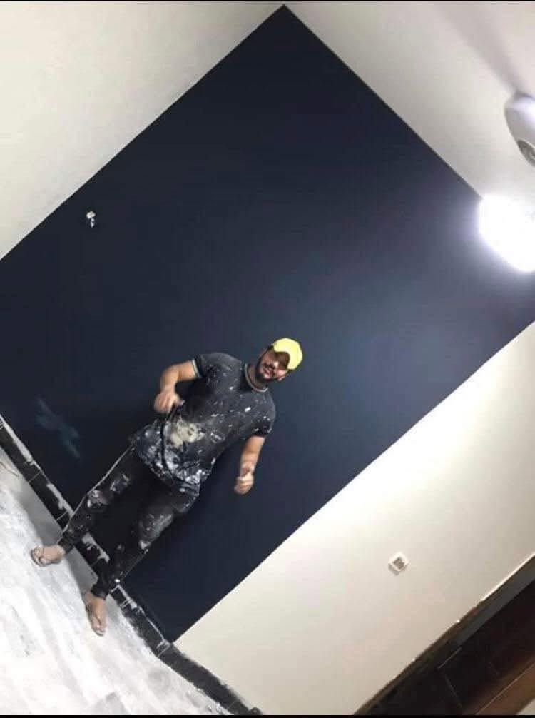 سلام عليكم صباغ داخلي خارجي انواع الديكورات جبسن ***********
