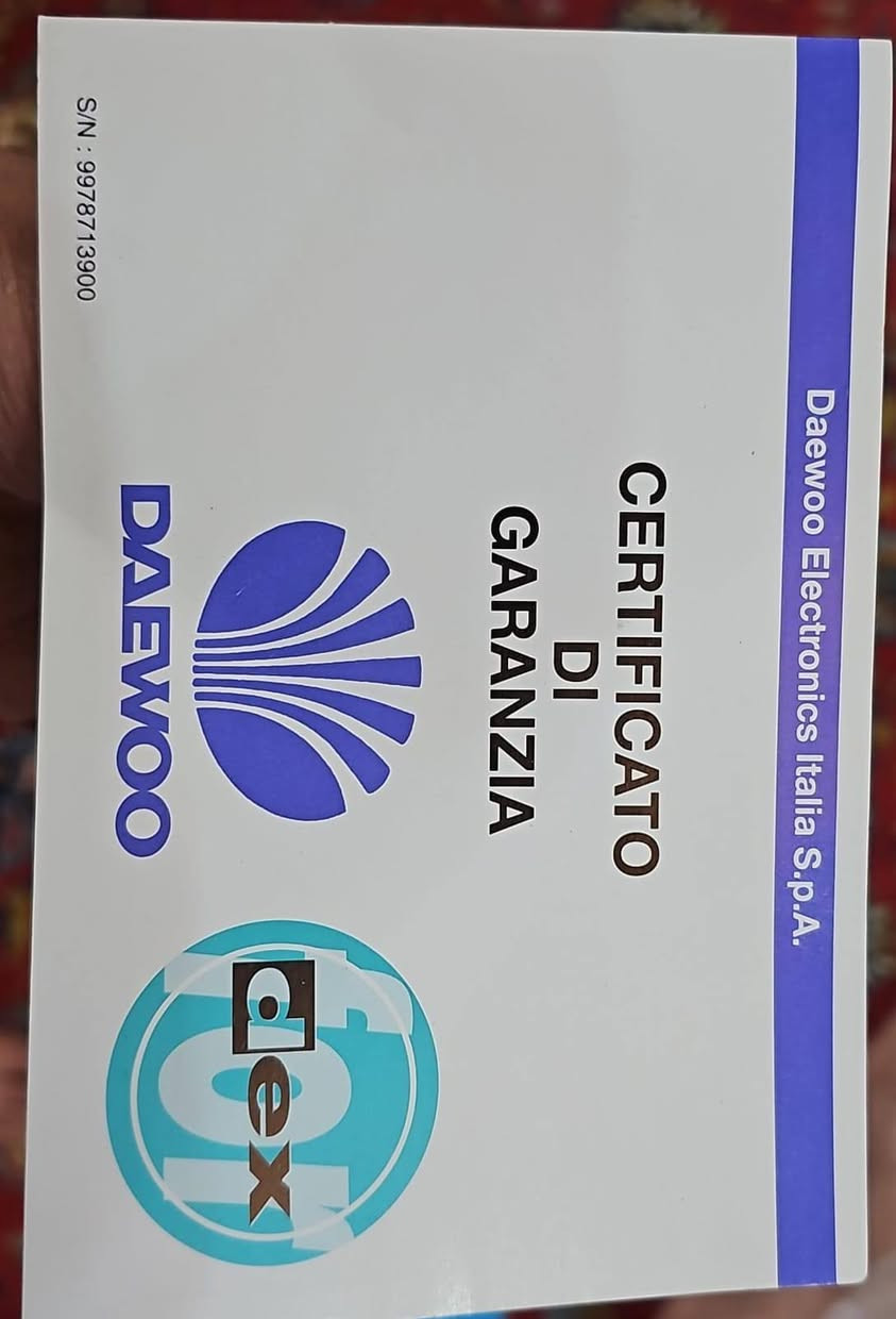 إخوان طلعتلي هاي الأثرية بس امانه جديده من شركه داييو
إلي تفيده يكتبلي عليها 
25 ألف


**إذا كنت صاحب هذا الإعلان وتريد حذفه لأي سبب، رجاءا أرسل رسالة إلى الدعم الفني**