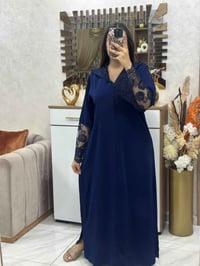 جلابة ايفازي • كريب حرير • مقاسات L/XL/XXL