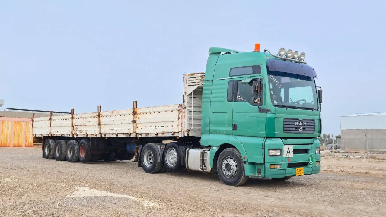 للبيع تريله مان موديل 2005 السعر 190$

محرك 460 بم ونوزل / كير اوتماتيك / سنكل امامي / رقم سليمانيه شرط التحويل / سنوية منتهية/ مکینه کیر اکسل كفاله قماره

مكفوله من الصبغ

عربانه حدادیه 4 محاور جوانب متحركه.. مرسمه

علسياره بسنویه

تخم تاير . راس و عرباه / سياره جاهزه علشغل. ما تصرف

عليهه الف..

تبريد + ثلاجه / شاصي مكفول راس وعربانه

اتصال + واتس آب /***********
