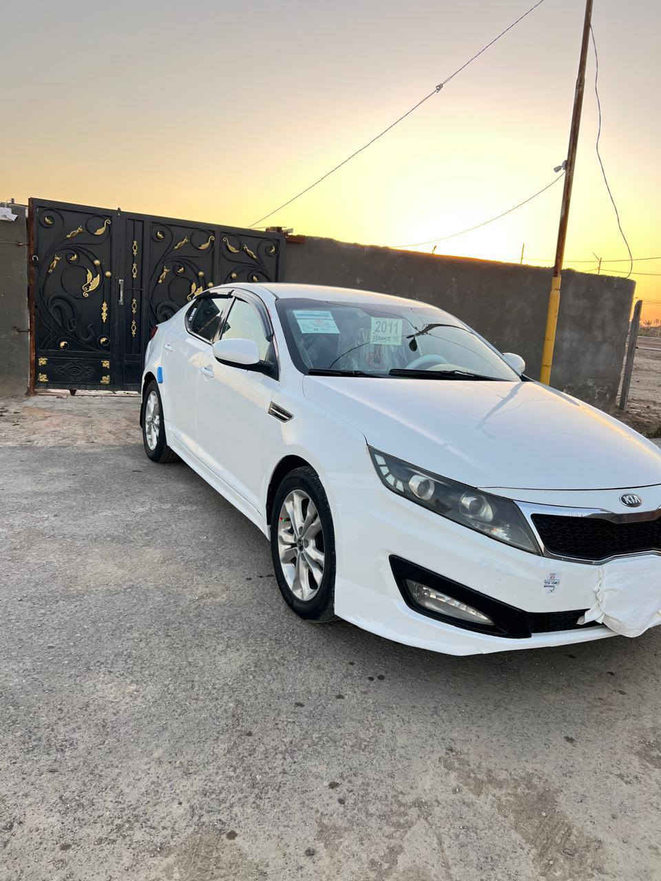 السلام عليكم           السعر 93 $      اوبتما 2011 كوري للبيع او المراوس حسب القناعه  بيه رشات تعرفون الكوري غير مكفول من الصبغ  مكينه 2000لاتنقيص ولاتبخير تخم تاير جديد حداديه جديده تبريد ثلج شرط قطعتين تبريدهه
الله شاهد جاهزه مال جناي باسم كردي شرط تحويل او وكاله
العنوان الديوانيه
***********
***********
