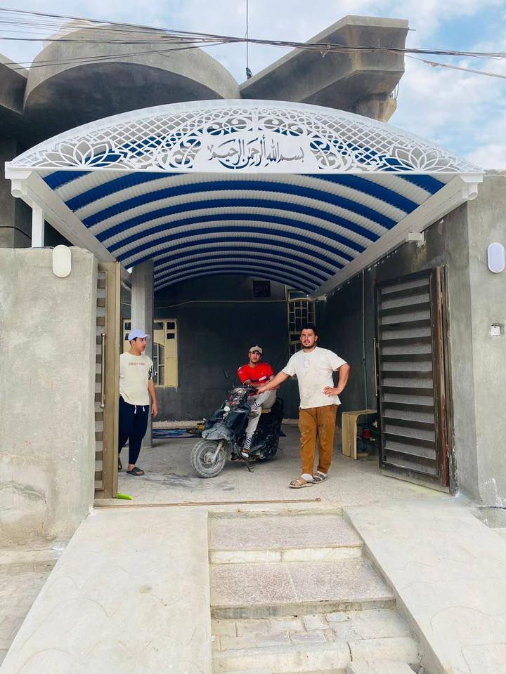 ***********
***********
🥰رتب بيتك واحمي بيتك🥰 من حراره الشمس والامطار
سعر المتر ب25 َََ🔜... سعر المتر ب25🔜
          (ضمان ضمان  خمس سنوات) 
          ________________________
نعمل بالحديد الثقيل والمغلون
 جميع محافضات العراق
(مواد العمل)
1حديد ثقيل 2ملم
2سواقي ثقيل مغلون
3الكي سبان 0.5صبغ حراري مغلون
مع اضافة قواعد فرشات
______________________ 
مستعدون لكافة الدور السكنيه
 ودوائر الدوله والمخازن الكبيره
➖➖➖➖➖➖➖➖➖➖
واتساب***********
***********
