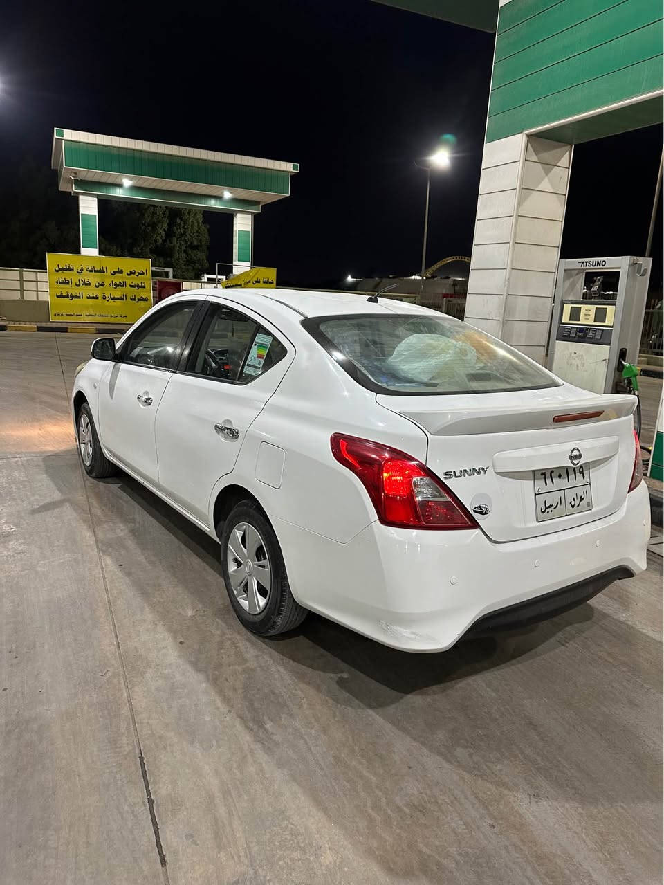 سلام عليكم لبيع نيسان صني هندي ام لبيلنه زركه كفاله سياره لا ضربه ولا صبغ ولا تبديل ولا فتح كير محرك حداديه كفاله تخم تاير جديد رقم اربيل سنويه مامنتهيه تحويل وكاله مضمونات سعر ١٠٥وبيه مجال  رقم الهاتف *********** النجف, العراق
