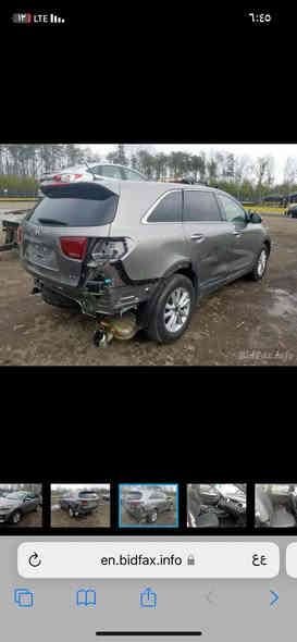 السلام عليكم 
بيع كية سورينتو 
المديل : 2019
الوارد : امركي 
حجم المحرك : 6 سلندر
المقاعد : 7 راكب 
اللون : رصاصي غير محدد
الضرر : تعديل بارد في الباب الخلفي كما موضح في الصور 
رقم اللوحة : بغداد خصوصي 
للاستفسار : مراسلة الصفحة او الاتصال بالرقم ***********
