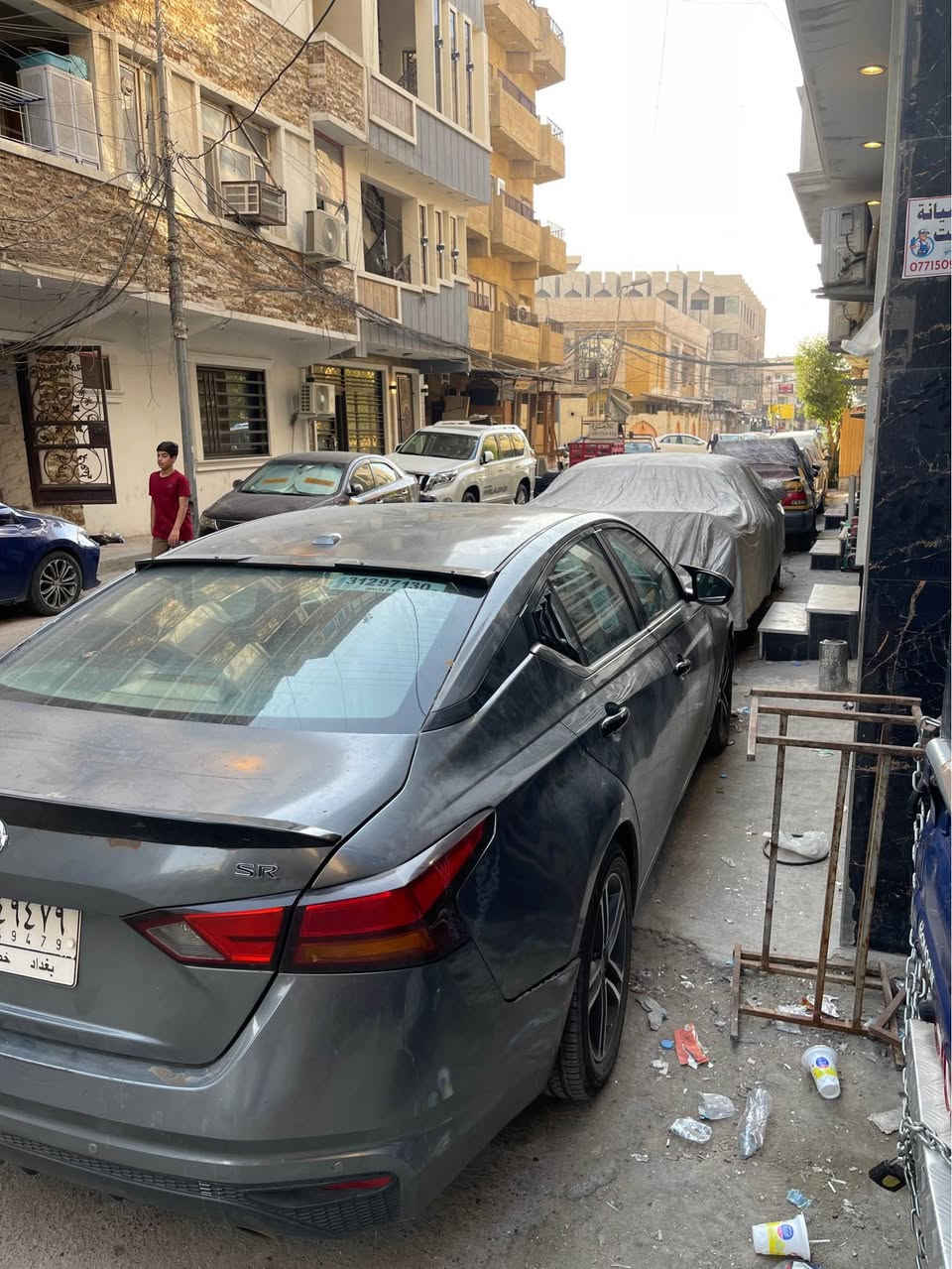 للمراوس ب سياره سعرها اقل محتاج فرق شعدك دزلي نيسان التيما ٢١ sr معوقين فول السياره عدا الفتحة 
كشن جلد كهرباء 
رادارات 
خلفي 
امامي 
جانبي
حساس توقف ذاتي 
كامره دواره 
تشغيل عن بعد 
كير محرك تبريد كله مكفول 
الصدر ٧٠٪؜
ضربتها من امريكا جاملغ خلفي وقبغ جنطه 
وبلعراق صار بيها جاملغ خلفي عكس السايق نصه نصبغ والجاملغ الامامي جهة السايق تبديل 
للاستفسار اكثر 
***********
او ع الخاص ٢٤ ساعه عدي نت بغداد, العراق
