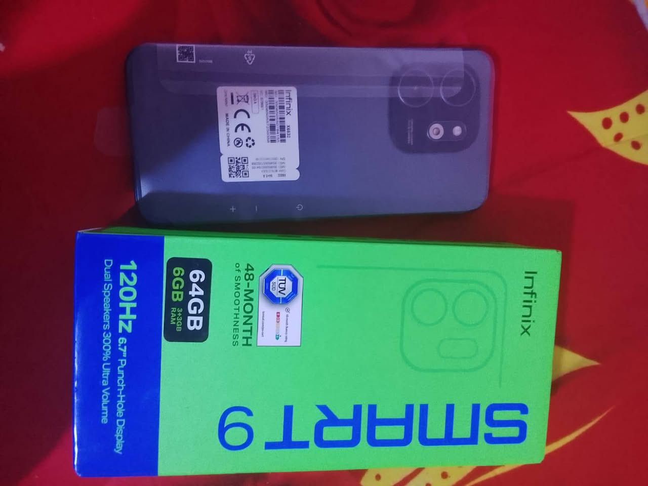 سلام عليكم جهاز للبيع سمارت 9 جديد وماا مفتوح برغي ذاكره 64 وبطاريه 5000 سعرر 120 تواصل *********** واتساب
