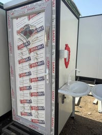 تواليت متر مربع سندويج  مع مغسله خارجيه السعر 390 الف  العنوان بغداد ا...