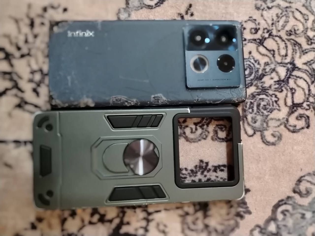 سلام عليكم Infinix NOTE 40 Pro
الشاشة: أموليد منحنية وممتازة بتردد 120 هرتز.الشحن: سريع جداً (70 واط) ويدعم الشحن اللاسلكي المغناطيسي.الكاميرا: أساسية بدقة 108 ميجابكسل مع مثبت بصري (OIS).الصوت: سماعات ستيريو قوية وممتازة من شركة JBL.المساحة: ذاكرة تخزين كبيرة بسعة 256 جيجابايت. للبيع او مروسه سعره 150الف


**إذا كنت صاحب هذا الإعلان وتريد حذفه لأي سبب، رجاءا أرسل رسالة إلى الدعم الفني**