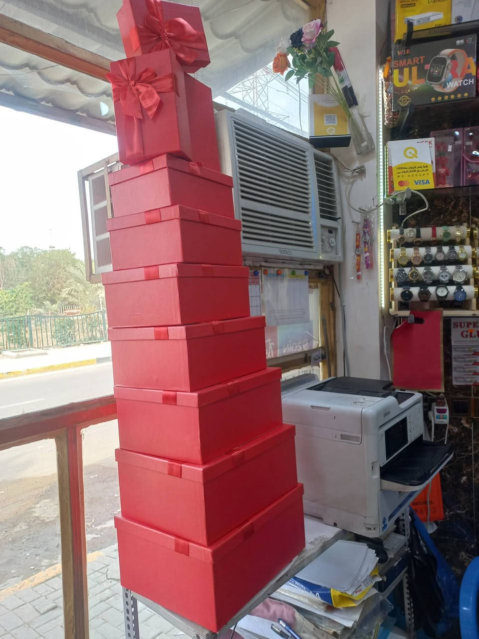 بمناسبة عيد الحب مكتبة الفهد تقدم لكم افضل انواع الهدايا ( العادي و الاصلي ) مع توفر بوكسات التغليف و اكياس الهدايا و تغليفها.
يتوفر توصيل الهدايا لمحبيكم مع امكانية الدفع المسبق الكترونيا.
يوجد اختيار هدايا مفرد او عمل سيت كامل لكم حسب طلبكم.
يتوفر (  ساعات ، بكجات عناية بالبشرة ، احجار كريمة ، سوارات و محابس احجار كريمة ، سبحة حجر العقيق و غيره ، ورد ، بوكسات ورد و دب ، بوكسات تغليف هدايا ، اكياس هدايا كارتونية و لايلون ، مستلزمات تغليف الهدايا ، تغليف هدايا )
يتوفر توصيل فوري اليوم لمحافظة بغداد.
{     مـــكــتــبـــة الـــفــهـــد   }
عنواننا : بغداد - ابو دشير - شارع الضغط - بجانب مستوصف الشهيد مصطفئ الصدر  - امام جامع الكاظمين.
اوقات دوامنا :- يوميا صباحا ( 10 - 1 ) مساءا ( 4 - 10 )  ، ما عدا الجمعة عطلتنا.
حساباتنا (لاخر اخبار التقديمات و الحجوزات الالكترونية مثل الرعاية الاجتماعية و جواز السفر و الحجز على البطاقة الموحدة و التعيينات):-
فيسبوك: مكتبة الفهد في ابو دشير
انستغرام و تيك توك: al_f_li
اسم قناة التيليجرام : مكتبة الفهد.  
للاستفسار  المراسلة او الاتصال على:-
هاتف: *********** متوفر واتساب. 
معرف التيليجرام Alfli5. 
نتعامل بخدمات زين كاش و الماستر كارد للدفع الالكتروني.
يوجد توصيل لجميع محافظات العراق.
