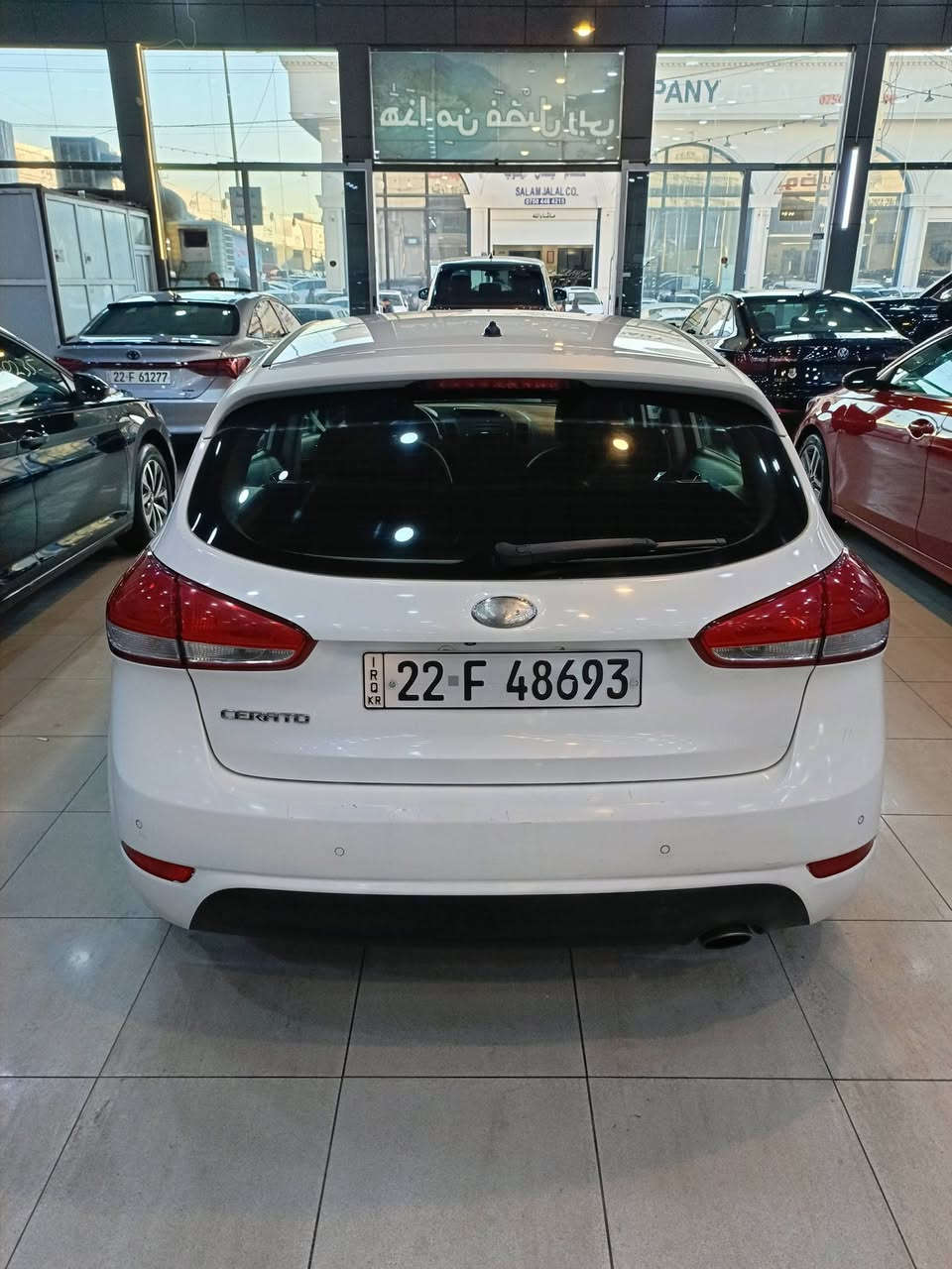 السلام عليكم
كيا سيراتو 2014

مواصفات خليجي 

Vمحرك 4 سلندر دوش 16

الون ابيض 

ماشية 145000km

بدون صبغ 

بدون دواخل 

بدون ارباك 

فقد تعديل 

شاشة كاميرا 

فتحة 

مراية شفت+إشارة

به مواصفات 

تفاصيل اكثر اتصل واتساب 

***********

مكان اربيل 

سعر 113$$ شوية به مجال
