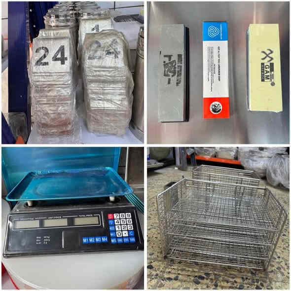 تجهيزات اغراض المطاعم جملة و مفرد 

للطلب و الاستفسار المراسلة خاص او الاتصال ‬ 
للاتصال و الواتساب : ‭‬ ***********

يوجد توصيل بغداد و جميع المحافظات 🚚

 #بيتزا #قلاية #همبركر #صواني #شواية #سكينة #سكاكين #كص #شاورما #بركر #تجهيزات #explore #instagram #اكسبلور #insta #facebook #تجهيزات_مطاعم #اغراض_مطاعم #مطاعم #شارع٦ #مواكب #بغداد #بركر #بيتزا #العراق
