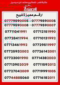 أرقام مميزة • للبيع • حجز