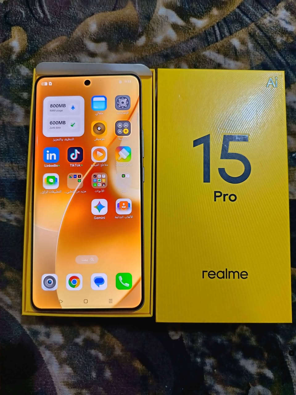 Realme 15 Pro

جهاز جديد كلش حاله حال الجديد شرط الفحص

* شاشة AMOLED حجم 6.8 إنج

* دقة 1.5K مع تحديث 144Hz سريع جدًا

 للألعاب والسلاسة

* معالج Snapdragon 7 Gen 4

* رام حتى 12GB

* مساحة تخزين حتى 512GB

* كاميرا خلفية 50MP + 50MP

* كاميرا أمامية ممتازة للسيلفي

* بطارية ضخمة 7000mAh

* شحن سريع 80W

* يدعم 5G

* نظام Android 15 مع Realme UI 6/7

* مقاوم للماء والغبار بمعيار IP69

كامل غراضه النجف, العراق


**إذا كنت صاحب هذا الإعلان وتريد حذفه لأي سبب، رجاءا أرسل رسالة إلى الدعم الفني**