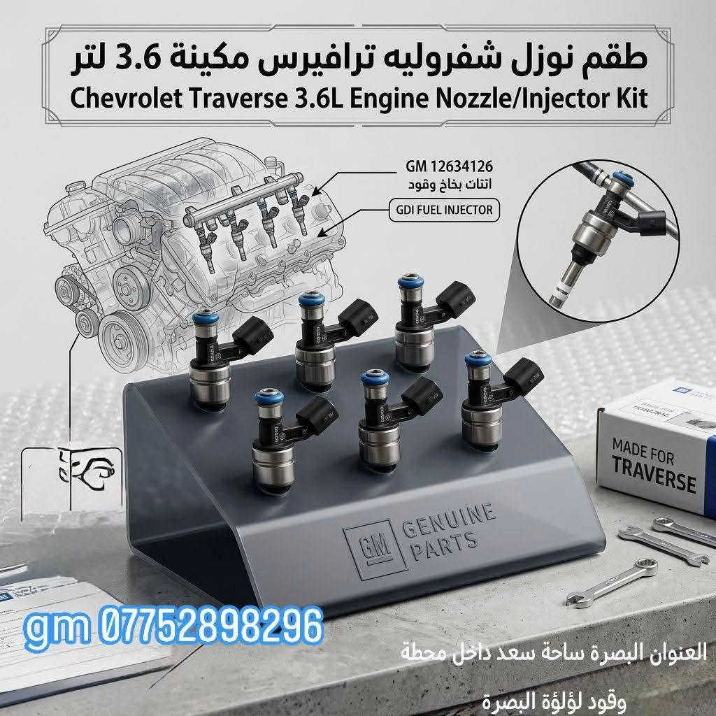 بفضل الله توفرت مجموعة من قطع الغيار لسيارات شفرليت وجي أم سي للموديلات الحديثة
#ترافيرس #اكاديا #اكوينكس #ماليبو #تيران #كروز #بلايزر #ترلبلايزر 
 
بأسعار مناسبة❤️‍🔥
جودة عالية 💯 

#توصيل_لجميع_المحافظات
#نستقبل_الدفع الالكتروني
#شراء_القطع_النادرة من أمريكا 

للأستفسار مراسلة الصفحة أو الاتصال على الارقام التالية 

***********
***********

أوقات العمل من 8 صباحا _ 10 مساءا جميع أيام الأسبوع ما عدا يوم الجمعة

العنوان/ البصرة : ساحة سعد داخل محطة وقود لؤلؤة البصرة
الفرع الثاني البصرة : صناعية حمدان قرب مطعم ركن الصناعية
