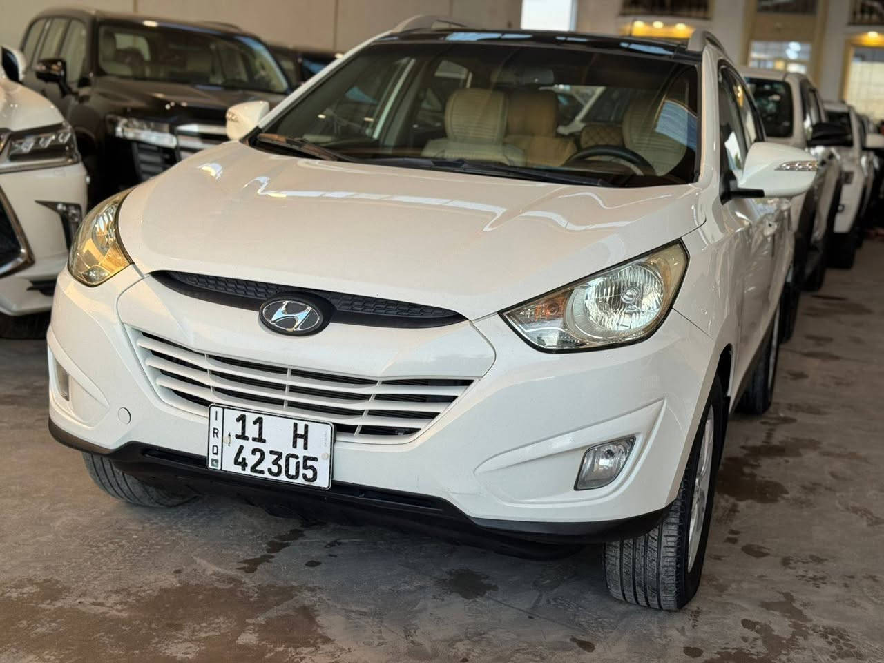 السلام عليكم توسان 2013 مكفوله كفاله عامه من الصبغ والتبديل والبارد فول واحد على واحد فتحه رقم بغداد سياره حلوه و جديده سعر السياره 145 وبيها مجال شي قليل رقم التليفون *********** وبي واتساب عنوان بغداد
