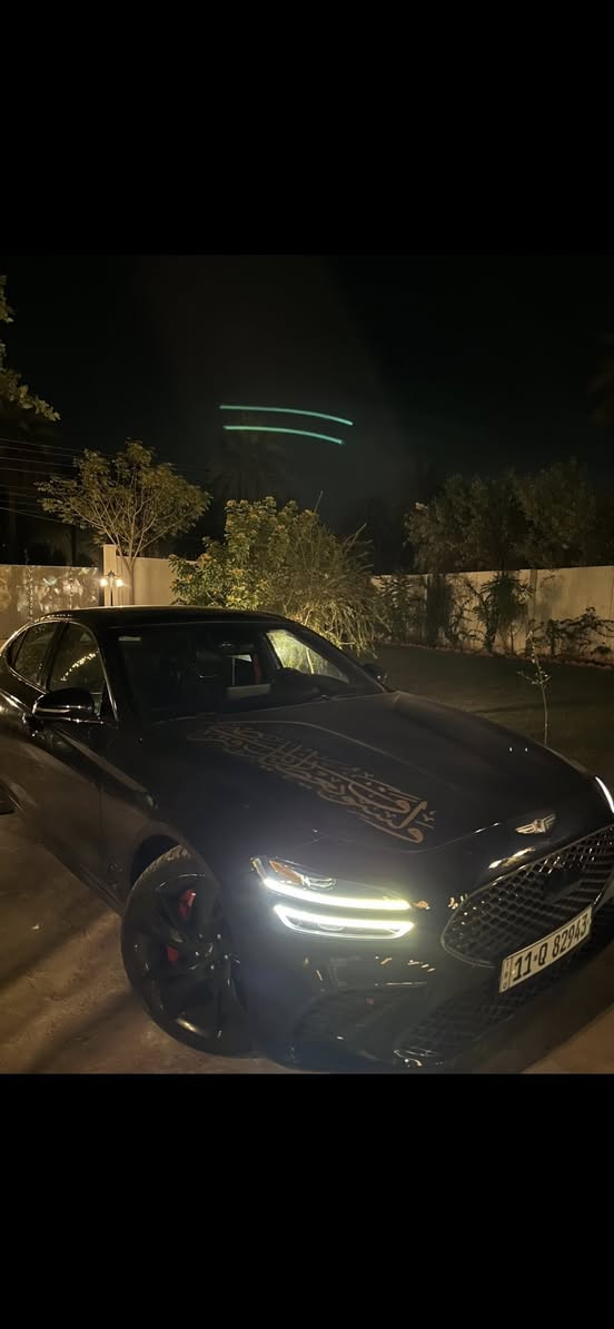 G70 SPORT PRESTIGE V6 2WD
حادث جاملغ بنيد 
ماشيه 22
اعلى فئه تجي داخل بقلاوه اسود واحمر و داتاشو وسماعات LEXION خزن مقاعد تدفئه وتبريد مقاعد وستيرن قياده ذاتيه الايمينت ذاتي لايت يعلى وينصى ويه الشارع وباقي المواصفات معروفه مال جينسس 
رقم بغداد بأسمي ومكانها دوره  
*********** 
السعر 220$وانسب وحده بخواتها ..
