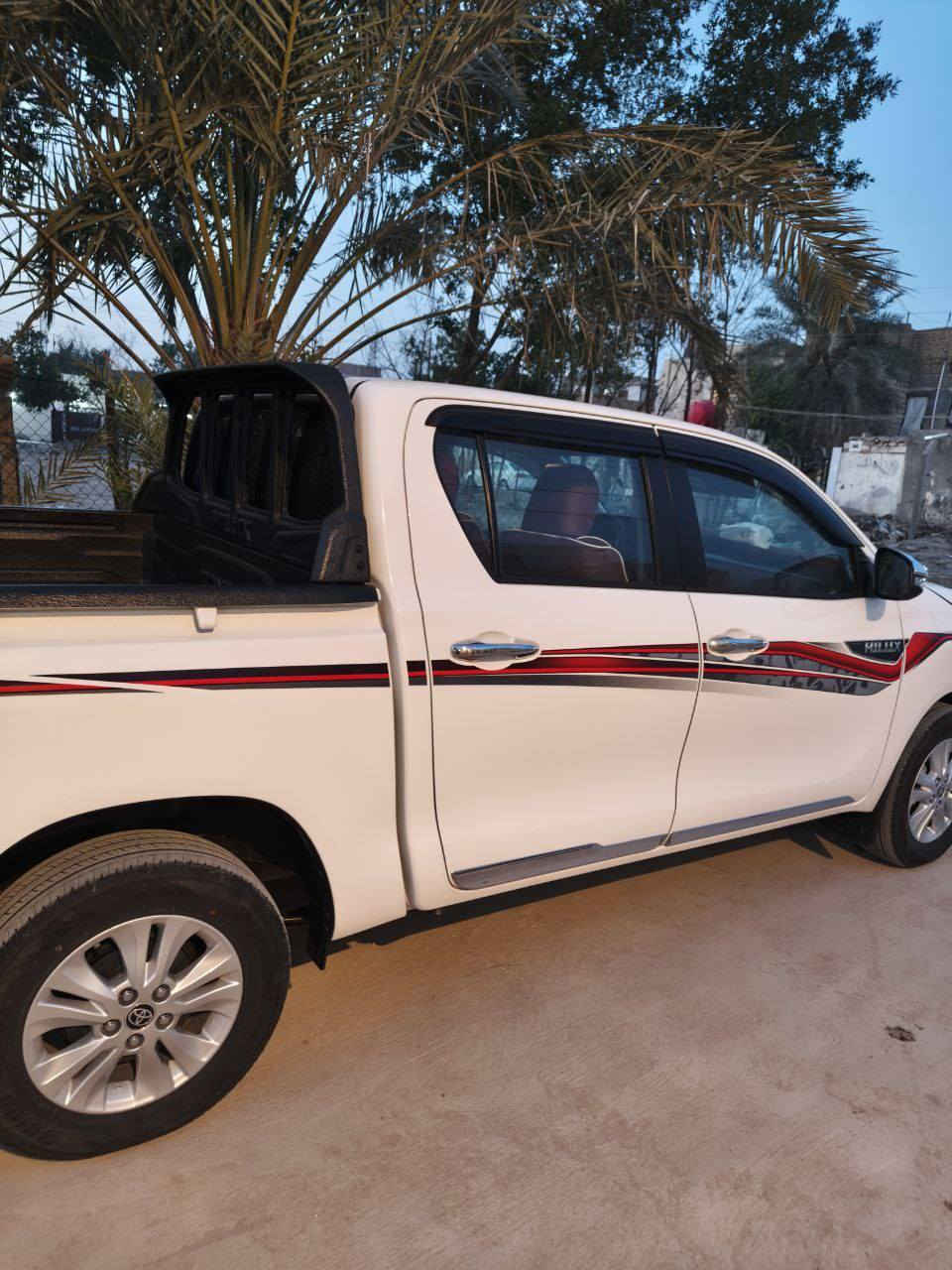 تيوته هايلكس 25 شركت الساز
سياره كفاله عامه بحالت الشركه فول مواصفات 
رقم بصره نكليزي سنويه 31 
عنوان ذي قار 
بيع او مراوس حسب القناعه 
تفاصيل اكثر ***********
