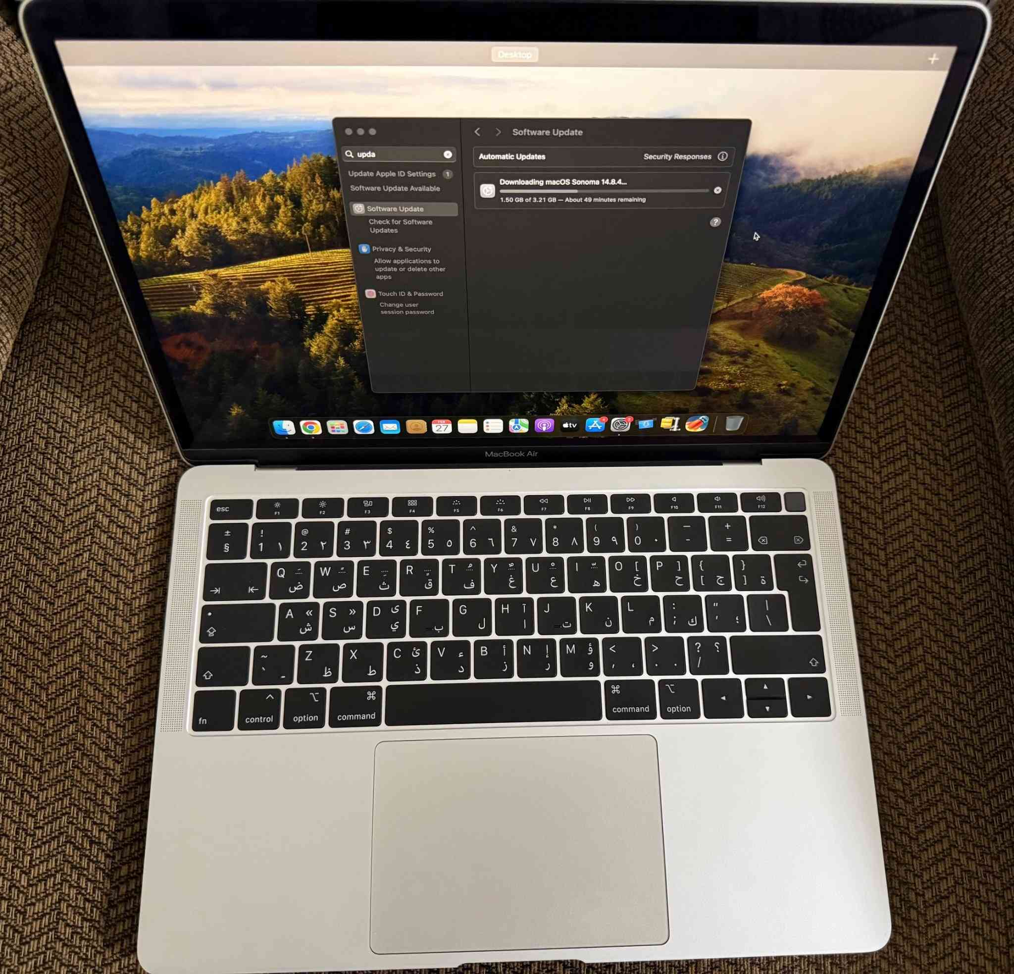 متوفر ماك بوك اير 2019 حجم 13 شاشة ريتنا 
هارد 256
رام 8
كور اي 5
اصدار الشرق الاوسط
مع الكارتون والشاحن الاصلي
نظافة 100% بدون تبديل او شخط اي جزء
السعر 650 الف
مكاني بغداد 
لا يوجد توصيل بغداد, العراق


**إذا كنت صاحب هذا الإعلان وتريد حذفه لأي سبب، رجاءا أرسل رسالة إلى الدعم الفني**