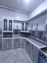 الى عشاق لون الرصاصي  احدى اعمالنا السابقه  داخل خارج المنيوم عالي جود...
