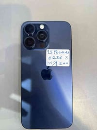 ايفون 15 برو ماكس ذاكرة 256 بطارية 91 نسخة zaa دبل سيم كارت بدون كارتو...