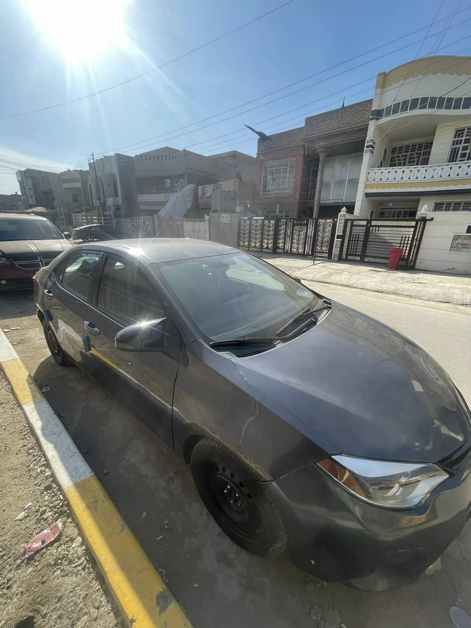 كورولا ٢٠١٦ وارد امريكي
مانع انزلاق 
تحكم جهتين ستيرن
كاميرا خلفية
شاشة مال الشركة
مكينة ١٨٠٠
ماشية ١٢١ ميل 
رقم بغداد باسمي 
بيها صبغ اربع قطع بدون دواخل
السعر ١١٥ 
للاستفسار 
***********
