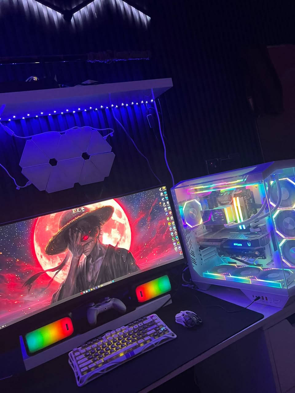 سلام عليكم فقط الكيس بعده بل وصل مال ضمان عارضه ٣ ملاين ونص ***********بي وتساب

CPU: Intel Core i5-14600K
Motherboard: Gigabyte Z790 Eagle AX WiFi
RAM: Corsair Vengeance RGB 32GB DDR5 6000MHz
GPU: Zotac RTX 5070 Solid 12GB
Storage: 2 × WD Green NVMe Gen4 500GB ( 1TB)
PSU: Thermalright 850W Gold
Cooler: Pro Flow 360 (  360mm)
Case: DarkFlash DY470
