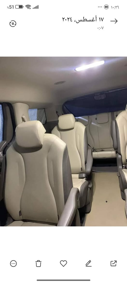 السلام عليكم   كيا كرنفال كوري بانزين موديل 2023
فول عدا فتحة مكفولة من كلشي 
ابواب كهرباء
رادار امامي 
رادار خلفي
كراسي تدفئة 
كراسي تبريد
بصمة تشغيل
بصمة ٤ ابواب
تشغيل عن بعد
كامرة امامي خلفي
اشارة ترحيب
كراسي جلد
9 راكب
عداد دجتل
لايت ل اي دي
٦ سلندر
٣٥٠٠ حجم محرك
بلوتوث 
كار بلي
تبريد ٣ قطع 
سيارة جدا جدا نظيفة وارد كوري
رقم بغداد الماني باسم الحجي
مكان بغداد السيارة بلادية مال الوالد مكفوله السعر285
تصال *********** بغداد, العراق
