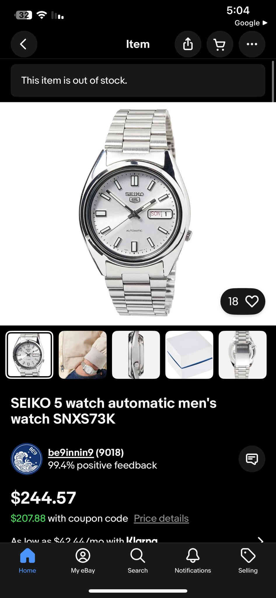#SEIKO 5 
#سيكو 5 ياباني آصلي كامل المرفات وكالة 
جديد غير مستخدم 
موديل SNXS73K
اوتو ماتك 21 حجر 
قطر 37.45
مقاومة الماء 30 متر 
ارقام لامينوس 
السعر جدا طيب الحجز او اي استفسار خاص 
او واتساب ***********
يوجد توصيل داخل وخارج العراق

