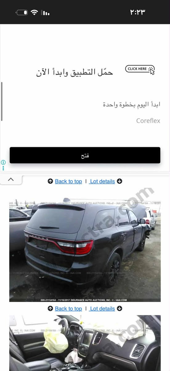 � فرصة ما تتعوّض | دودج دورينكو2016 🚨
سيارة وحش أمريكي ✋
مصبوغة عام تغيير لون
أسود طافي يخبل 🖤
رقم سليماني
تريد تحويل + تريد وكالة
فوول عدا الفتحه،،
مكينة قوية بساتم 2014 + سحب عالي
 • كير أوتوماتيك ناعم
 • شاشة + كاميرا خلفية
 • تحكم بالمقود
 • تبريد أمامي وخلفي
 • مقاعد جلد
 • ABS + Airbags
 • ثبات عالي بالطريق

🚗 السيارة نظيفة، ما تحتاج شي
📋 جاهزة لأي فحص
رايدها نقد ١٥٠ قفل واذا اقساط مقدمة شدة ويصعد سعرها والباقي ع الاتفاق
مكان السيارة كربلاء


**إذا كنت صاحب هذا الإعلان وتريد حذفه لأي سبب، رجاءا أرسل رسالة إلى الدعم الفني**