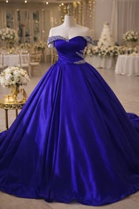 فستان خطوبة • تصميم خاص • ملبوس مرة وحدة