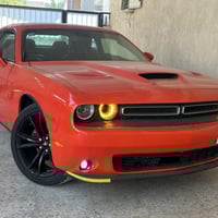 شباب جالنجر 2022 برتقالي  رقم بغداد بااسمي ماشية 44  سيارة بيها قطع صب...