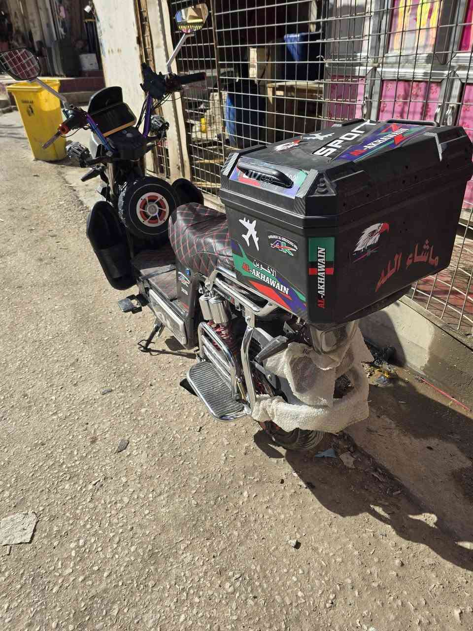 دراجة شحن نوعية الاخوين استخدام بسيط بطاريات جدد للبيع او مراوس ب سيفان بانزين موديل ٢٥


**إذا كنت صاحب هذا الإعلان وتريد حذفه لأي سبب، رجاءا أرسل رسالة إلى الدعم الفني**