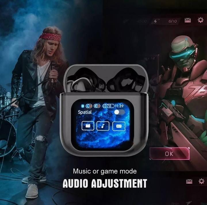 💥 #سماعات SE60 TWS اللاسلكية

#بسعر 30 الف.

* شاشة لمس LCD ذكية: شاشة ملونة بحجم 1.47 بوصة لعرض حالة البطارية والتحكم بسهولة.

* احدث إصدار بلوتوث 5.4، لضمان اتصال مستقر وسريع، يغطي مساحة 15 متر.

* ميزة العثور على السماعات عند فقدانها: تساعدك في تحديد موقع السماعات في حال فقدانها.

* التقاط الصور عبر علبة الشحن: تتيح لك علبة الشحن التحكم في كاميرا هاتفك والتقاط الصور عن بُعد 

* خاصية إلغاء الضوضاء النشط (ANC) وENC: لتجربة استماع ومكالمات نقية وخالية من التشويش.

* تصميم رياضي مريح: مصنوع من مواد ABS+PC، يضمن ثباتًا وراحة أثناء التمارين والنشاطات اليومية.

* تحكم باللمس: لإدارة الموسيقى والمكالمات بسهولة عبر لمسات بسيطة.

* دعم لأنظمة التشغيل المتعددة: متوافق مع أنظمة iOS، Android، وWindows.


**إذا كنت صاحب هذا الإعلان وتريد حذفه لأي سبب، رجاءا أرسل رسالة إلى الدعم الفني**