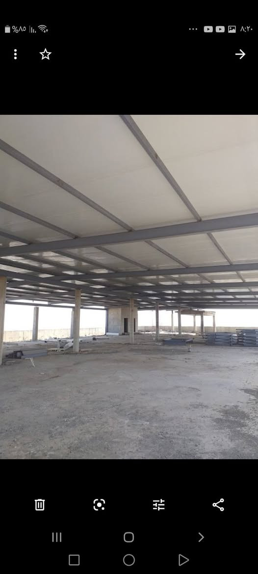 ابو حسن الحداد مستعدون لعمل الجملونات والاسقائف والهيكل الحديد هاتف *********** و***********
